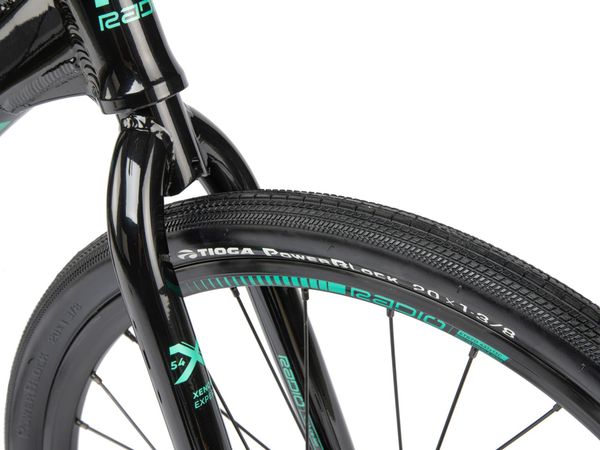 Radio Raceline Xenon Expert 20" BMX Race Bike (Black/Teal)