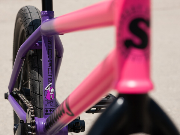 Sunday Street Sweeper Jake Seeley 20" BMX (Matt Pink/Grape Fade) Pre Sale for August 2025 Delivery