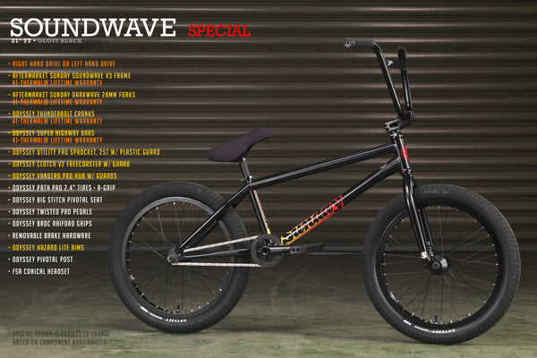 Sunday Soundwave Special 20" BMX (Rust Proof Black)