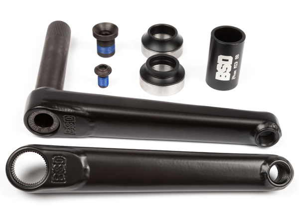 BSD Substance XL V2 BMX Crank Set (Matt Black)