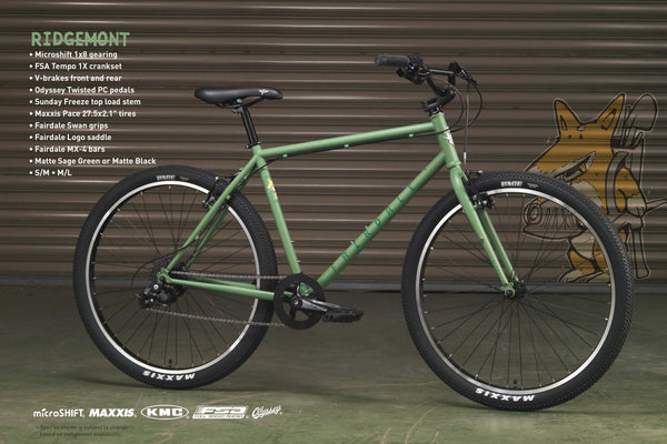 Fairdale Ridgemont 27.5" Bike 2023 (Matt Sage Green)