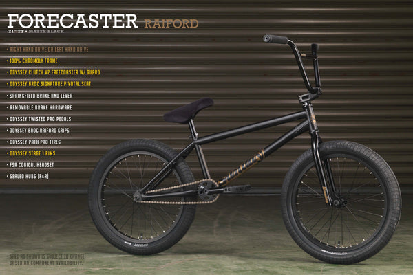 Sunday Forecaster Broc Raiford 20" BMX (Matt Black)