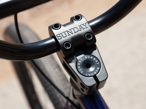 Sunday 29" High C Bike (Gloss Translucent Purple/Raw Fade)