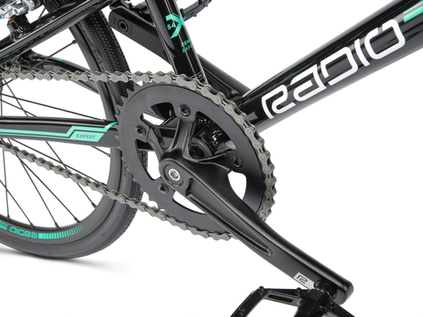 Radio Raceline Xenon Expert 20" BMX Race Bike (Black/Teal)