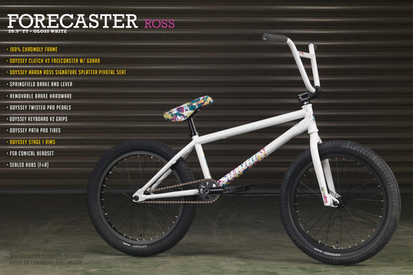 Sunday Forecaster Aaron Ross 20" BMX (Gloss White)