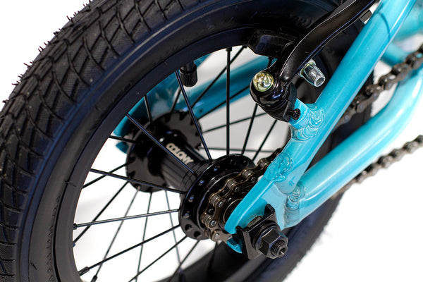 Colony Horizon 12" Micro Freestyle Bike (Clear Teal)