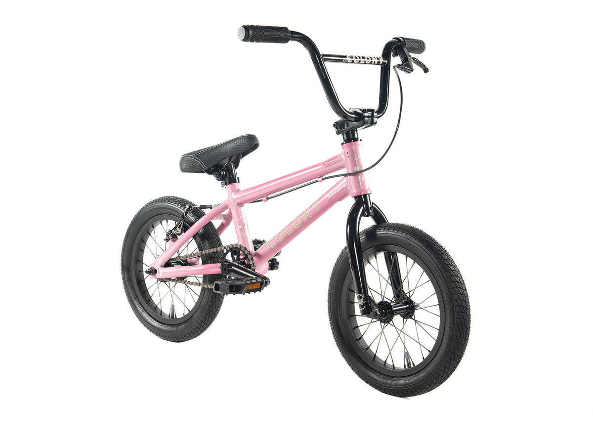 Pink Micro Racing Bmx Colony Horizon 14" Micro Freestyle Bike Fufanu