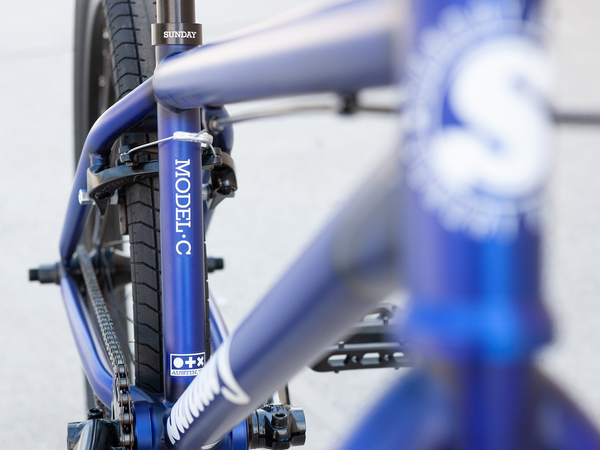 Sunday 24" Model C BMX (Matt Translucent Blue)