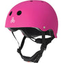 TRIPLE 8 LIL 8 CERTIFIED YOUTH HELMET NEON PINK RUBBER
