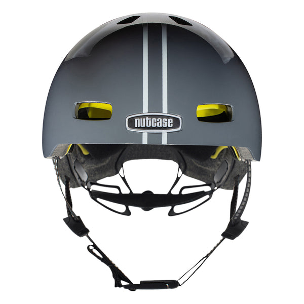Nutcase Helmet - Street (Suit and Tie Stripe Reflective)