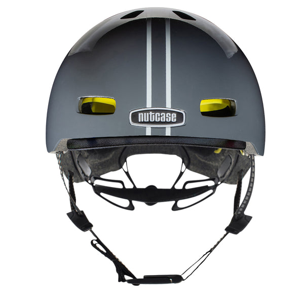 Nutcase Helmet - Street (Suit and Tie Stripe Reflective)