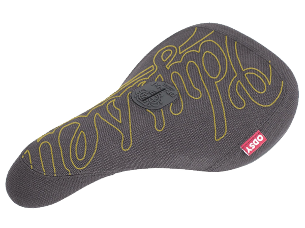 Odyssey Big Stitch Pivotal BMX Seat (Black/Gold)