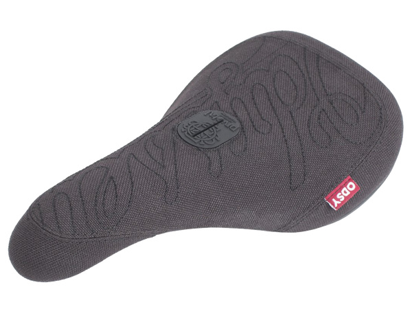 Odyssey Big Stitch Pivotal BMX Seat (Black/Gold)