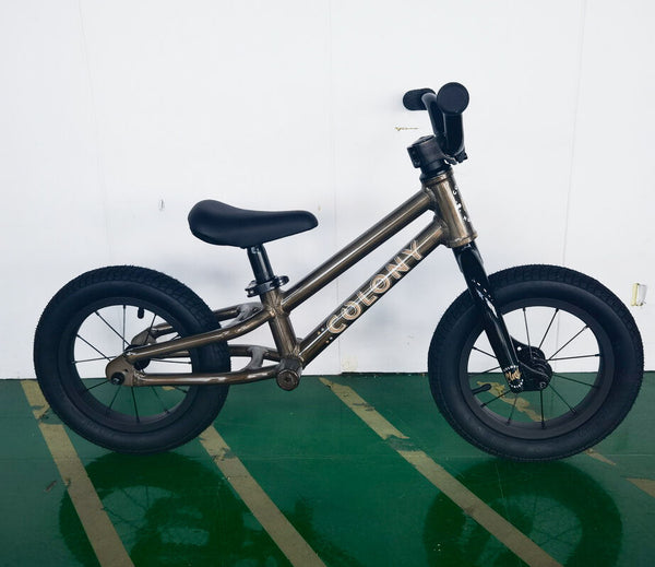 Colony BMX Horizon Alloy Balance Bike 12" Clear Black PRE ORDER FOR NOVEMBER
