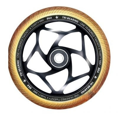 Envy Tri Bearing Wheel - 120x30mm - Black/Gold