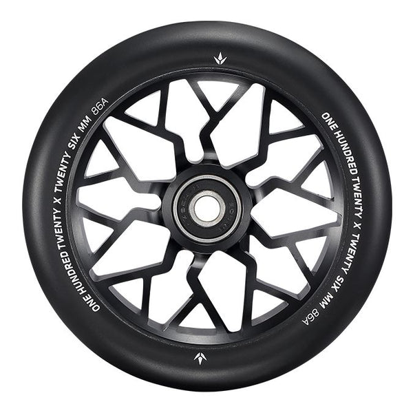 Envy 120mm Sector Wheels - Black/Black