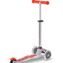 Mini Micro Deluxe Flux LED 3 Wheel Scooter (red)