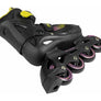 PLAYLIFE JOKER BLACK/YELLOW ADJUSTABLE INLINE SKATES