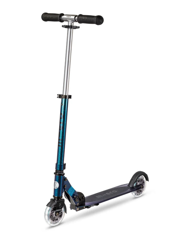 Micro Sprite Light Up Pearl Kids Scooter (Purple/Green)