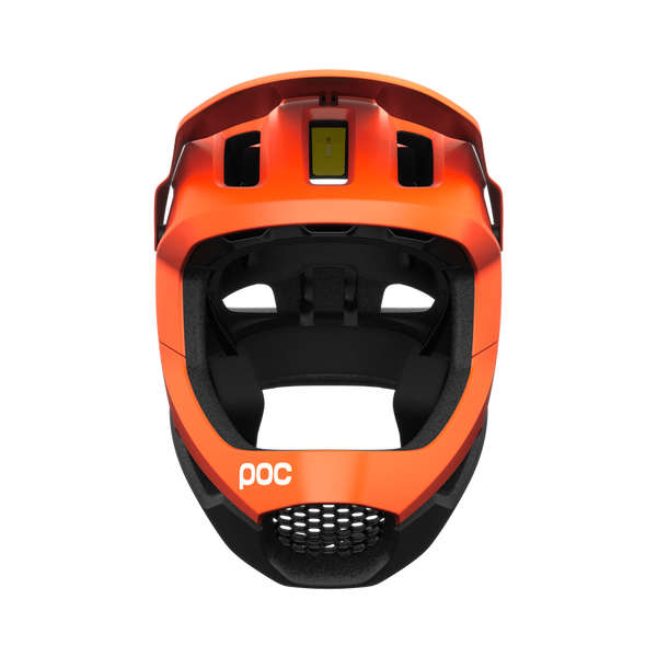 POC Otocon Race MIPS Fullface Helmet (Matt Fluorescent Orange AVIP/Uranium Black)