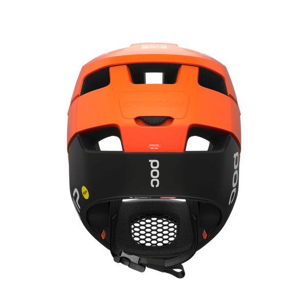 POC Otocon Race MIPS Fullface Helmet (Matt Fluorescent Orange AVIP/Uranium Black)