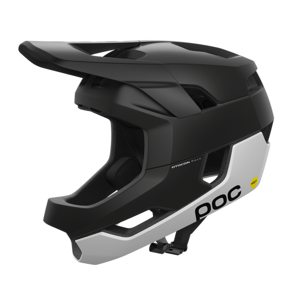 POC Otocon Race MIPS Fullface Helmet (Matt Uranium Black/Hydrogen White)