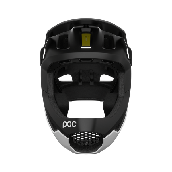 POC Otocon Race MIPS Fullface Helmet (Matt Uranium Black/Hydrogen White)