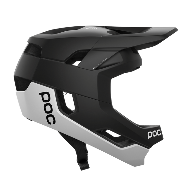 POC Otocon Race MIPS Fullface Helmet (Matt Uranium Black/Hydrogen White)