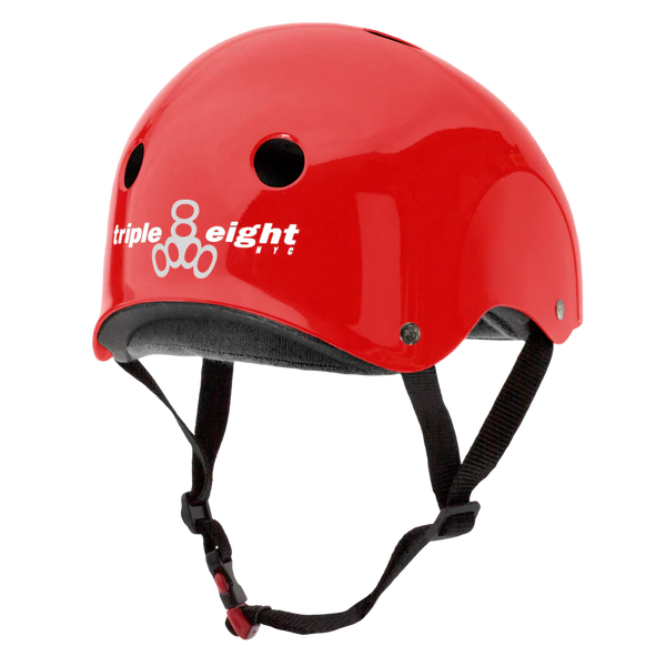 Triple 8 Certified Helmet SS Red Gloss