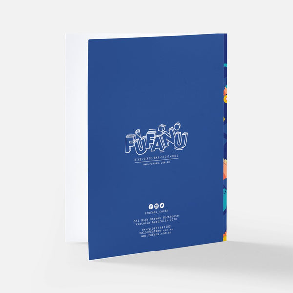 Fufanu Greeting Card - Rollin'