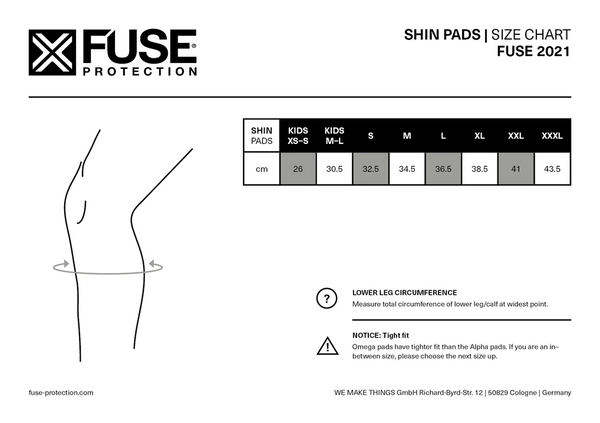 Fuse Alpha Shin Pads