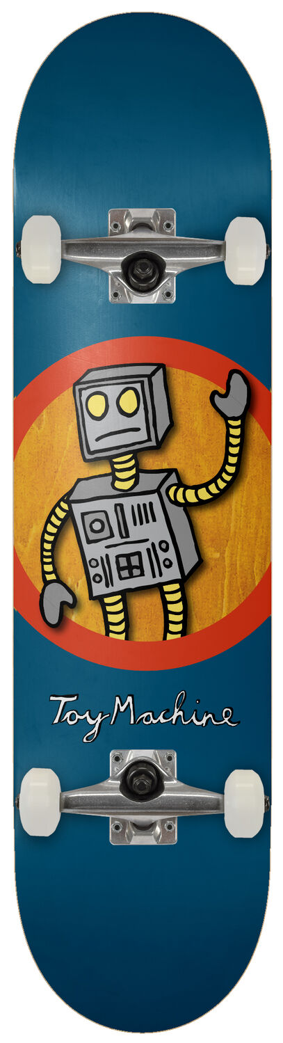 Toy Machine Robot Complete Skateboard (7.75”)