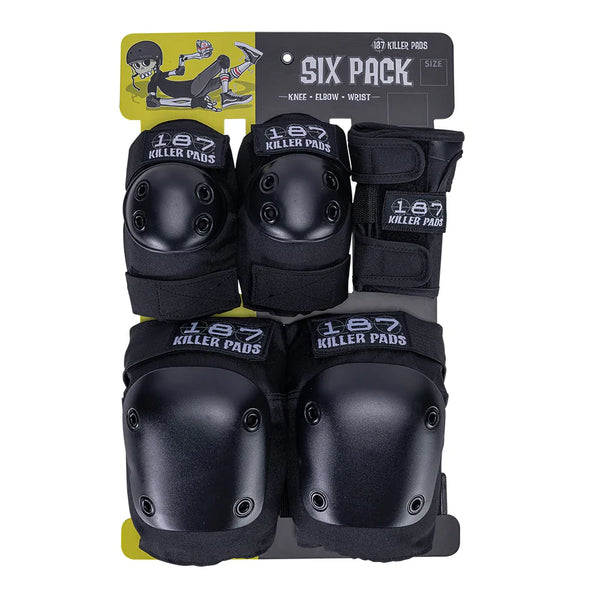 187 KIller Pads Six Pack Adult (Black)