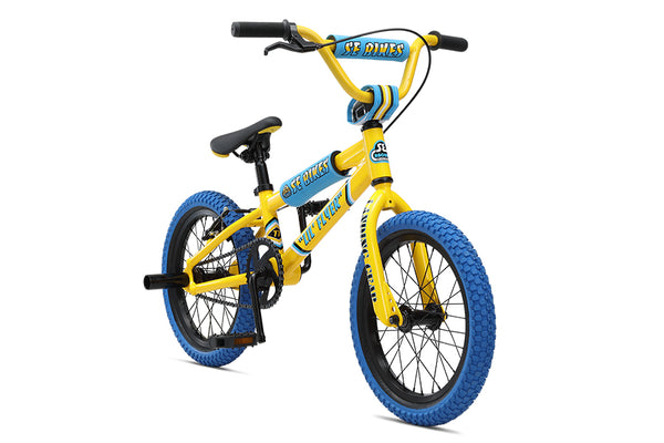 SE Bikes LIL’ FLYER 16" BMX (Yellow)