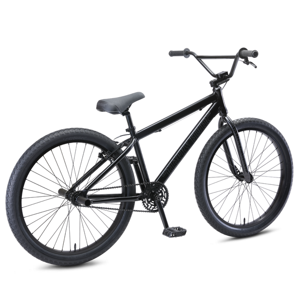 SE Bikes Blocks Flyer 26" Bike (Stealth Black)