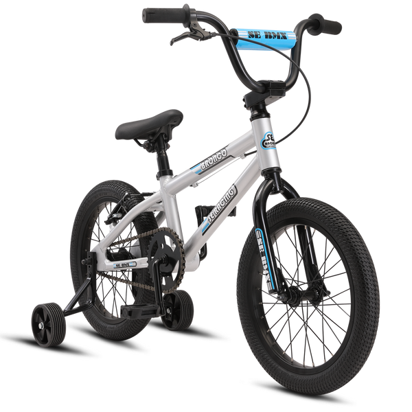 SE Bronco 16" BMX (Silver)