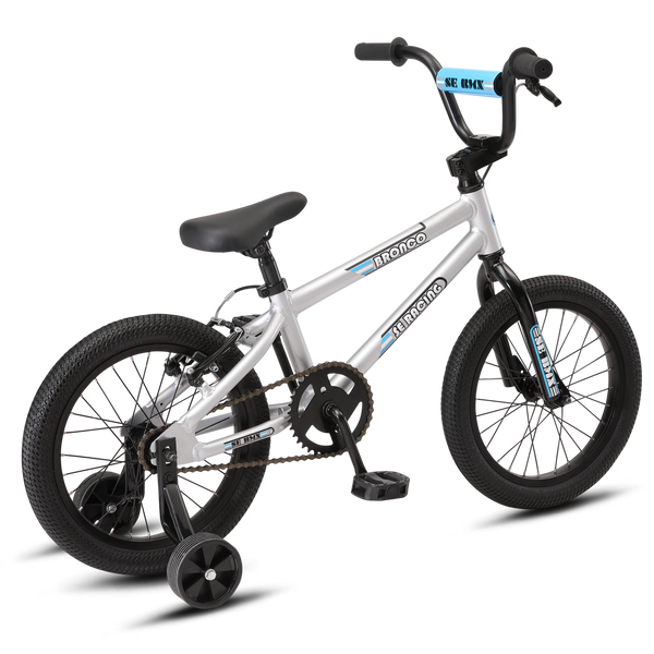 SE Bronco 16" BMX (Silver)
