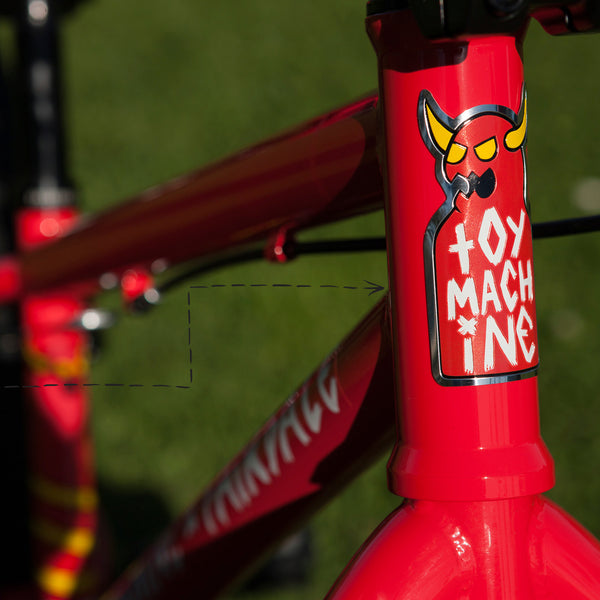 Fairdale X Toy Machine Macaroni 20" Bike (Gloss Red) 2022