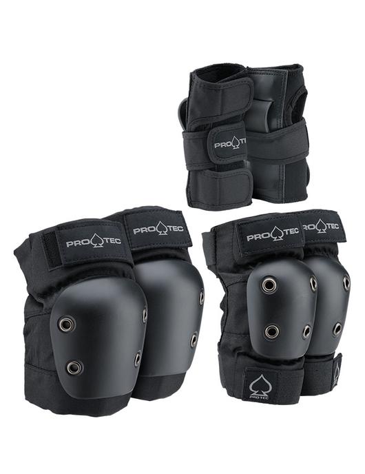Protec Street Gear Jr Pads Set (Black)
