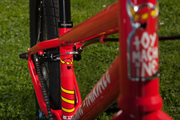 Fairdale X Toy Machine Macaroni 20" Bike (Gloss Red) 2022