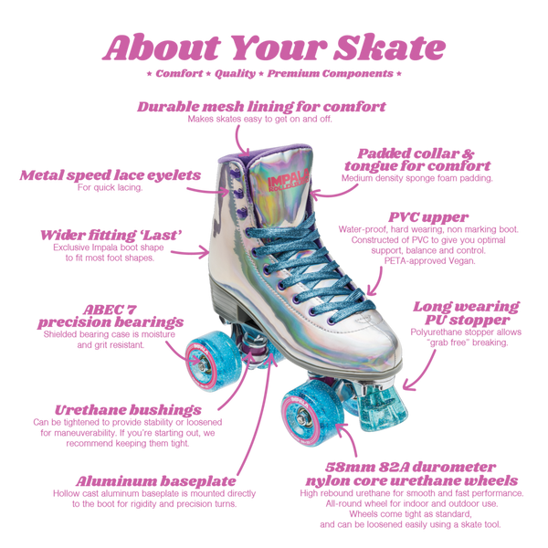 Impala Roller Skates (Purple)