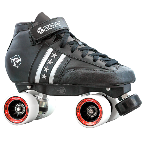 BONT Quad Star Ballistic Package Roller Skates (Black)