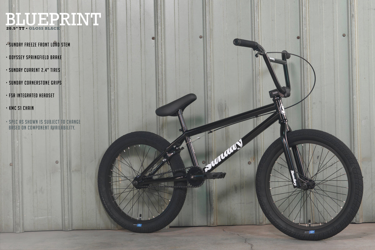 Sunday Blueprint 20 BMX Gloss Black Fufanu