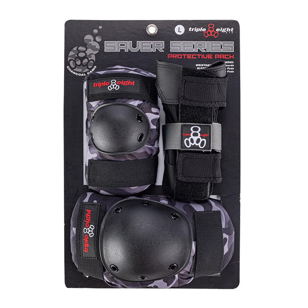 Triple 8 - Tri Pack (Charcoal Camo)