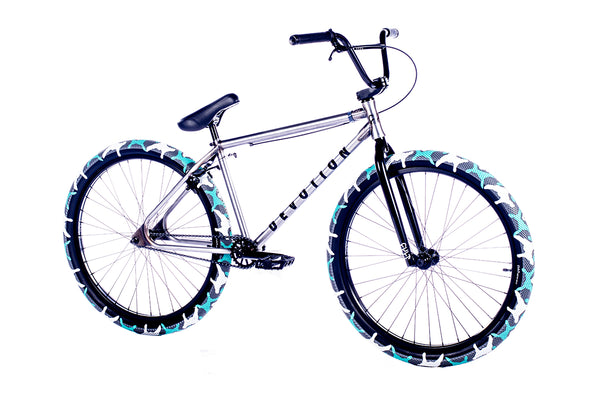 Cult Devotion 26" Bike (Raw with Camo Tyres)