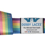 Derby Laces Skate Gear Leash 54 inch (137 cm) Pastel Rainbow Stripe