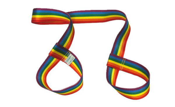 Derby Laces Skate Gear Leash 54 inch (137 cm) Rainbow Stripe