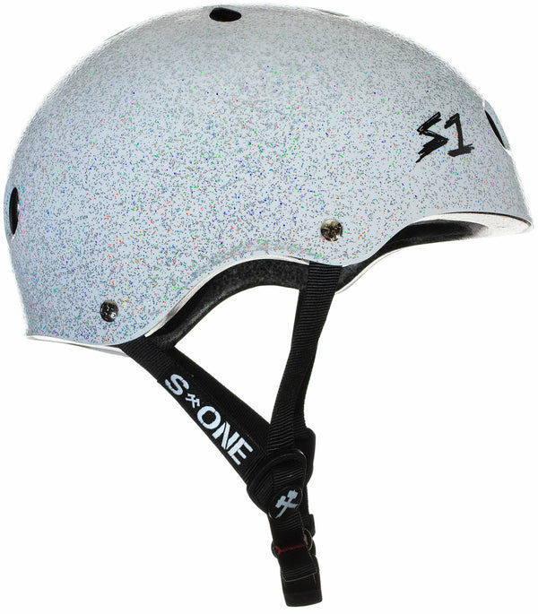 S-One Helmet - Lifer (White Glitter)