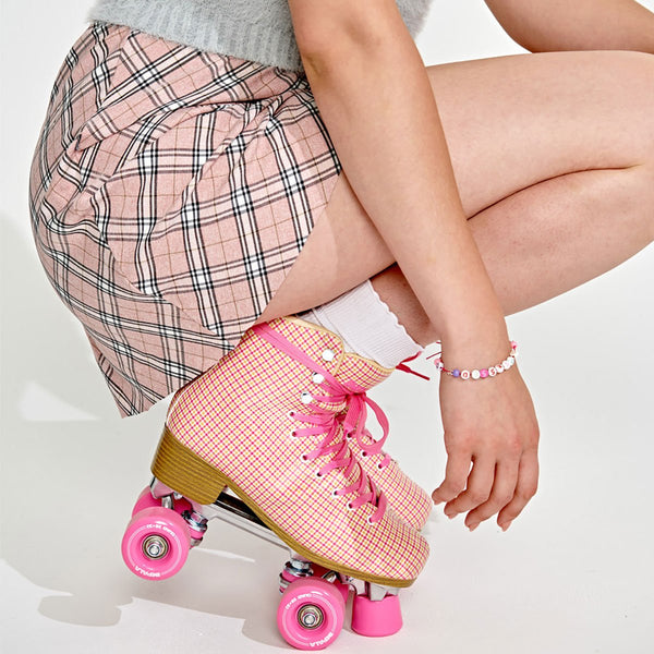 Impala Roller Skates (Pink Tartan)