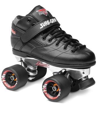 Suregrip Rebel Roller Skates (Black / Avanti Aluminium)